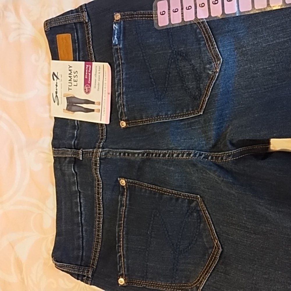 Seven7 Tummyless High Rise Skinny jeans - 6 - Picture 6 of 6